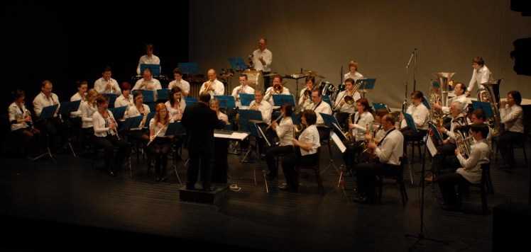 Foto van de concertband